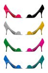 Colourful High Heel Shoes Set